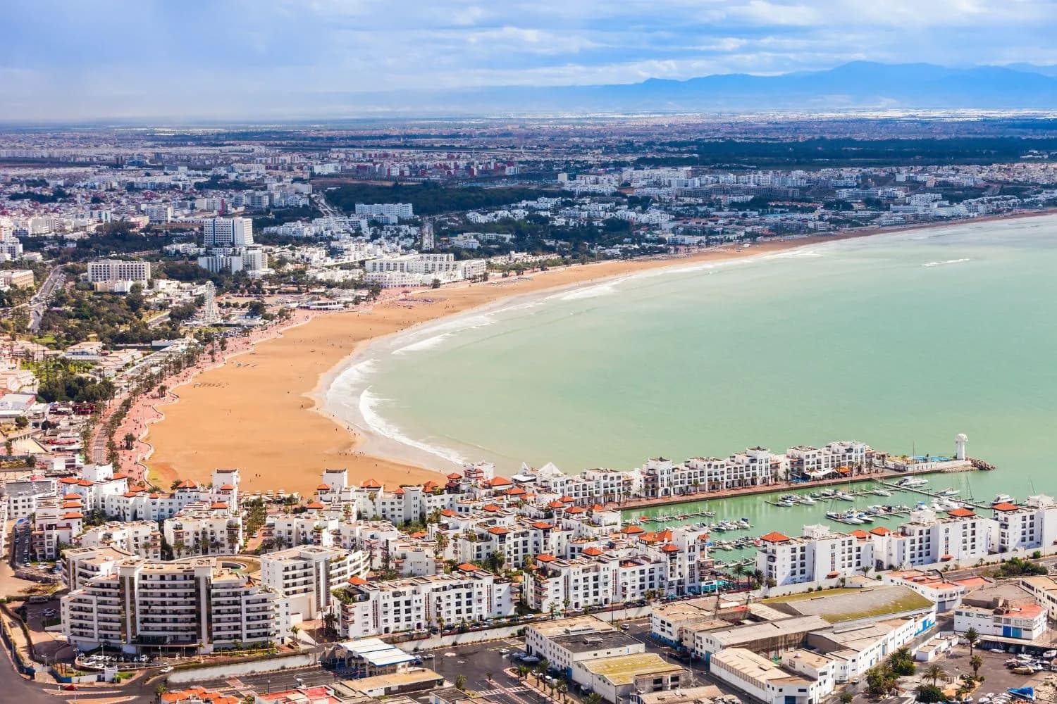 Beautiful Agadir cityscape