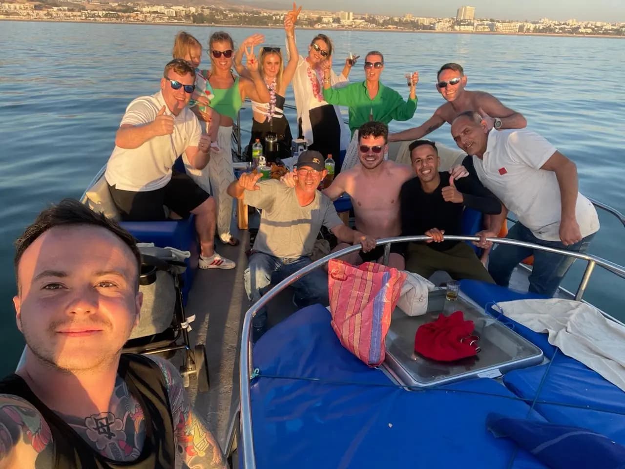 Boat trip along Agadir coast