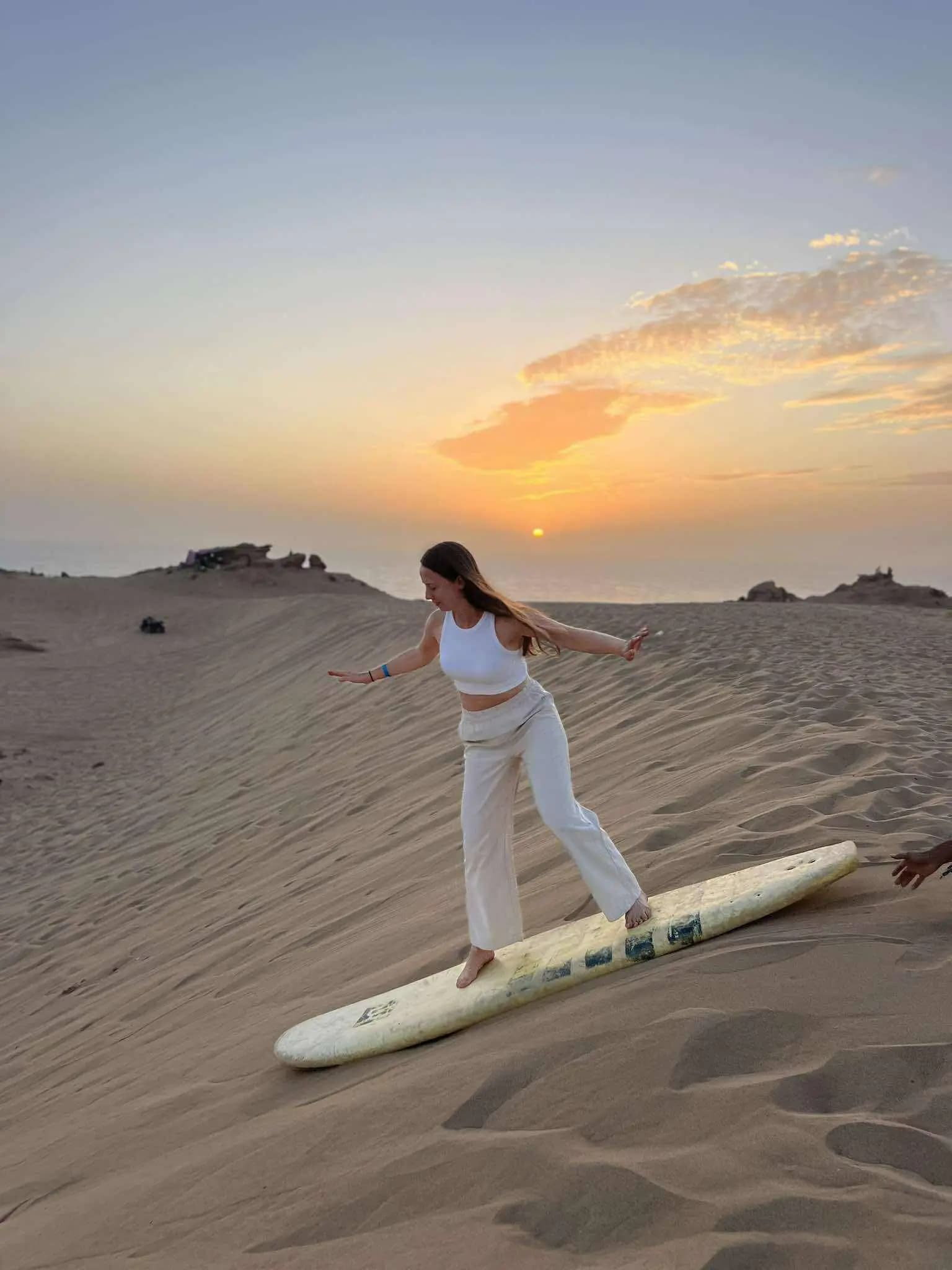 Sandboarding